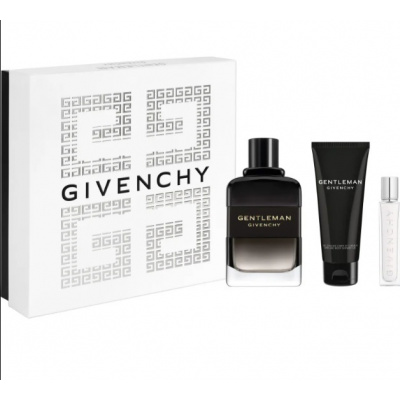 Givenchy, SET: Gentleman Boisée Parfémovaná voda 100ml + Gentleman Parfumovaná voda 12,5ml + Sprchový gél 75ml pre mužov