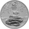Strieborná investičná minca Year of the Snake Rok Hada Lunárny 1/2 Oz 2025