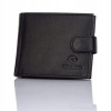 Peňaženka - Gracio Portfit Prírodná koža čierna GRC-N992L-GDD-RFID-MEN (Kožená čierna samca peňaženka Gracio RFID Ochrana)