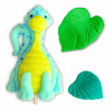 Figurka cukrowa na tort topper dinozaur 2D ozdoby narodeninové dekorácie list