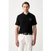 Karl Lagerfeld polo tričko pánske bavlnené 563224.745025 čierna S