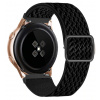 eses Nastaviteľný nylónový elastický loop remienok pre smart hodinky 20 mm Farba: čierna