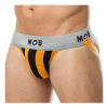 Jockstrap Mob Classic čierno-oranžový – veľkosť L Erotické prádlo