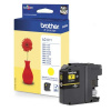 Brother LC-121Y, originálný toner, žltý