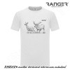 Tričko RANGER® - JELEŇ A LAŇ M Biela