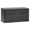 TOOMAX WOODYS zahradní plastový úložný box 280 L - grafit