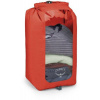 OSPREY DRY SACK 35 W/WINDOW, mars orange