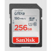 SanDisk Ultra/SDXC/256GB/150MBps/UHS-I U1 / Class 10/Čierna (SDSDUNC-256G-GN6IN)