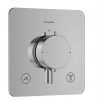 Hansgrohe Ecostat Comfort Q Termostatická batéria pod omietku, na 2 spotrebiče, chróm 33713000-HG