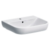 GEBERIT SMYLE 55 x 48cm umývadlo nástenné, s otvorom, s prepadom, keramika, biela, 500.227.01.1