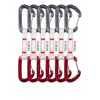 Lezecké expresky Ocun Hawk QD Wire Bio-Dyn-Ring 15 mm 10 cm 6-pack - red