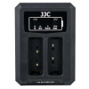 JJC duální USB nabíječka pro dva akumulátory Olympus BLS-1 / BLS-5 / BLS-50