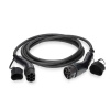 NEDIS kabel elektrického vozidla/ kabel typ 2/ 32 A/ 22000 W/ 3-fázový/ černý/ box/ 5 m EVCA22KWBK50