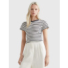 Tommy Hilfiger dámske pruhované tričko WW0WW37860 M