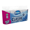 OOOPS! Classic Sensitive toaletný papier (8rol), 3 vrstvy, 100% celulóza, 140 útržkov, pútko