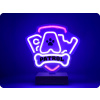 TelForceOne LED NEON dekorácia na stojane LABKOVÁ PATROLA - LOGO [GSM189324]