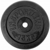 inSPORTline Castblack Liatinové závažie 15 kg 30 mm