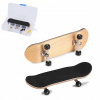 Fingerboard doska skateboard drevená čierna