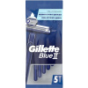 Gillette Blue II holiace strojčeky 2 čepele pre mužov 5 kusov