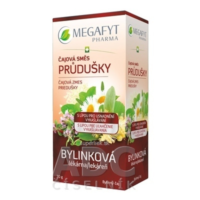 MEGAFYT Bylinková lekáreň Čajová zmes PRIEDUŠKY bylinný čaj, s lipou, 20x1,5 g (30 g), 8595151948254