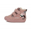 Dievčenská zimná obuv D.D.Step W066-352A pink 20-25