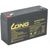 Olovený akumulátor Long Long 6V 12Ah F1 (WP12-6S)