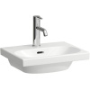 LAUFEN Lua závesné umývadielko s otvorom, s prepadom, 450 x 350 mm, biela, s povrchom LCC, H8160804001041