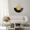 GieraDesign Zrkadlo Sign Inco Black - Gold Rozmer: 80 x 60 cm