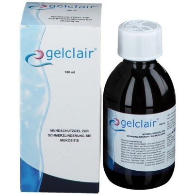 GELCLAIR Gél na elimináciu lézií úst dutiny 180 ml - Gelclair gel na elimináciu lézií úst dutiny gel ora 180 ml
