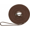 Trixie Rustic Stopovacie vodítko, hrubá koža, 10 m/8 mm, tmavo hnedé