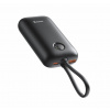 Swissten power banka voltbox 35w 10000 mAh s integrovanými káblami usb-c a lightning čierna 22013936