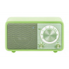 Sangean originálne mini WR-7 zelené prenosné stolové retro rádio s Modrátooth