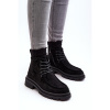 Semišové čierne workery pre dámy, A5200 BLACK__27959-36 36