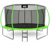 Aga SPORT EXCLUSIVE trampolína 430 cm svetlo zelená + ochranná sieť + rebrík
