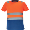 MONZON HV triko pracovné oblečenie - oranžová-navy, XS