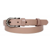 Penny Belts Dámsky kožený opasok 2186-07 púdrový