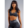 Nebbia Medium support športová podprsenka s leopardím vzorom PRIMAL 854 Black Leopard - BLACK LEOPARD - L