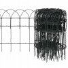 Záhradný kovový obrubník 2500 cm x 40 cm zelený