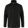 Mikina Fjällräven Övik Fleece Half Zip Man Black - L