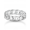 Thomas Sabo TR2500-051-14-54 ring - chain links white stones silver Ladies