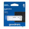 Goodram UME2 USB kľúč 8 GB USB Typ-A 2.0 Biela (UME2-0080W0R11)