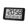Digitálne hodiny Kuba, DCF, teplomer/hygrometer, čierne - HAMA 00222215