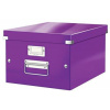 LEITZ Univerzální krabice Click&Store, velikost M (A4), purpurová