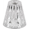 Rabalux Siggy stolová lampa 1x2 W priehľadná 76004