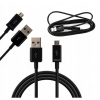 Kábel Samsung USB - microUSB typ B 1 m čierny