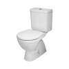 Jika Lyra plus - Kombinačný klozet, 630 mm x 360 mm x 770 mm, biely – s armatúrou Dual Flush, spodné napúšťanie H8263870002421