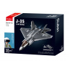 Sluban Stavebnica Model Bricks M38-B1186 Stealth stíhačka J-35 s kovovým povrchom