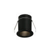 ACB E3949000N Zapustené svietidlo DOT LED 1x3W, 3000K, 245lm, CRI90, IP20, čierna