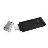Kingston Technology DataTraveler 70 USB kľúč 128 GB USB Typ-C 3.2 Gen 1 (3.1 Gen 1) Čierna (DT70/128GB)