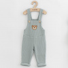 Dojčenské lacláčiky New Baby Luxury clothing Oliver šedé, 56 (0-3m)